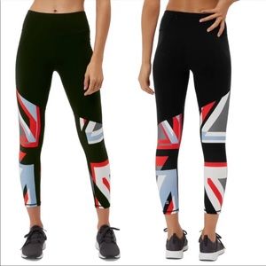 Sweaty Betty Union Jack Power Legging | Sz. Med